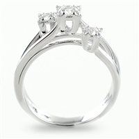 Ring Salvini Woman Luminosa in White Gold Diamante 0.47 Ct 20072933-12 - 20072933-14